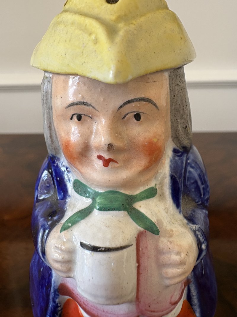Antique Victorian Staffordshire Toby Pepperpot Figure - Image 6